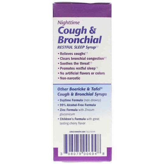 Nighttime Cough & Bronchial Syrup, BT